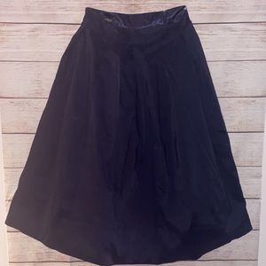 Taffeta Skirt - Navy